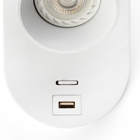Lampe murale à lecteur Corb USB
