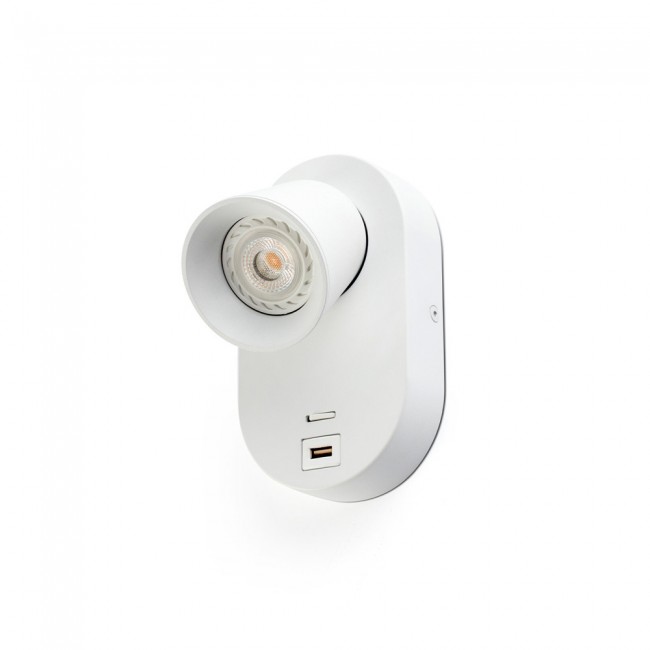 Lampe murale à lecteur Corb USB