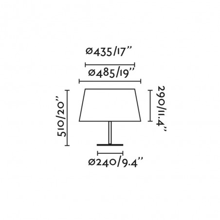 Lampe a poser Windsor Lino