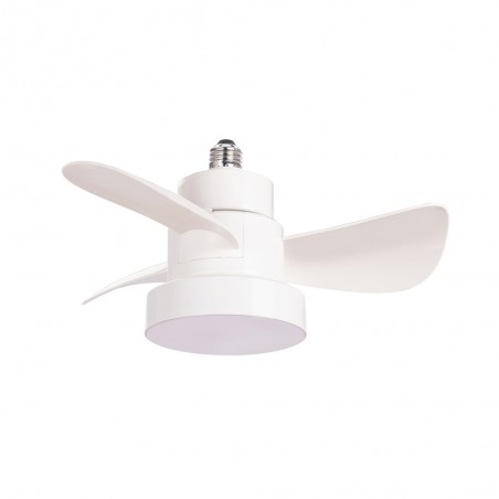 Ventilateur LED E27 Bebu Blanc CCT Dim (15W)