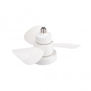 Ventilateur LED E27 Bebu Blanc CCT Dim (15W)