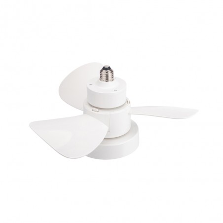 Ventilateur LED E27 Bebu Blanc CCT Dim (15W)