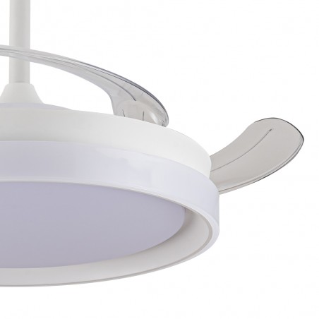 Ventilateur LED pales pliantes Nestera Evo CCT Dim (72W)