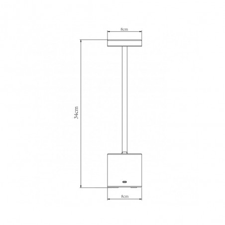 Lampe de table Freya Dim LED à batterie rechargeable (3W)