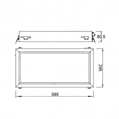 Plafón de techo empotrable LED Blue Sky (35W)