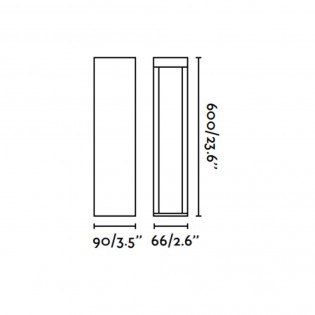 Balise d'extérieur LED Cerler 60 (9W)