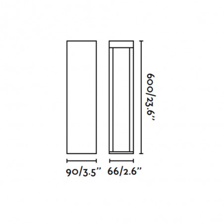 Balise d'extérieur LED Cerler 60 (9W)