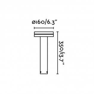 Balise d'extérieur LED Espot 35 (9W)
