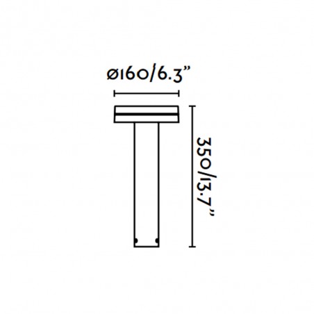 Balise d'extérieur LED Espot 35 (9W)