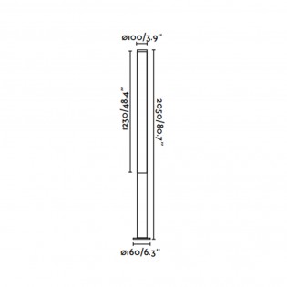 Balise d'extérieur LED Tura (48W)