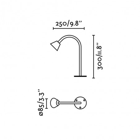 Balise d'extérieur LED Lily 30 24V. (3W)