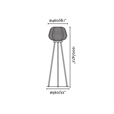 Lampadaire Nara