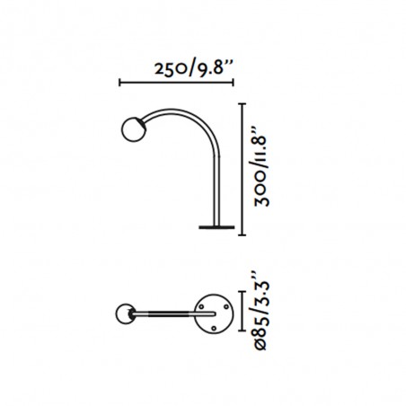 Balise d'extérieur LED Cuca 30 (3W)
