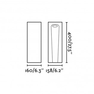 Balise d'extérieur LED Grot 40 (6W)