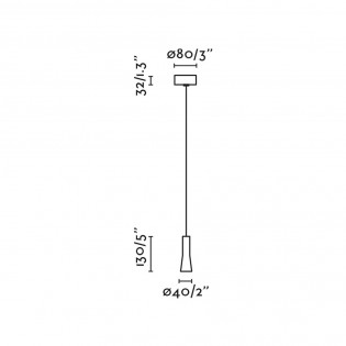 Lampe suspendue LED Nina (4W)