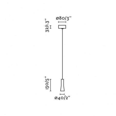 Lampe suspendue LED Nina (4W)