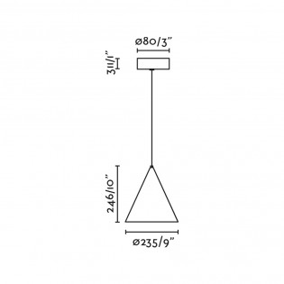 Lampe suspendue LED Lina (12W)