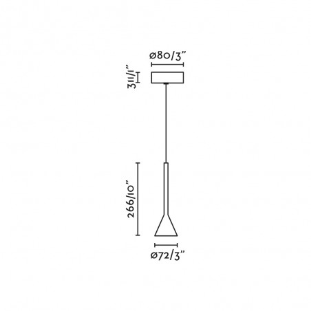 Lampe suspendue LED Anna (6W)