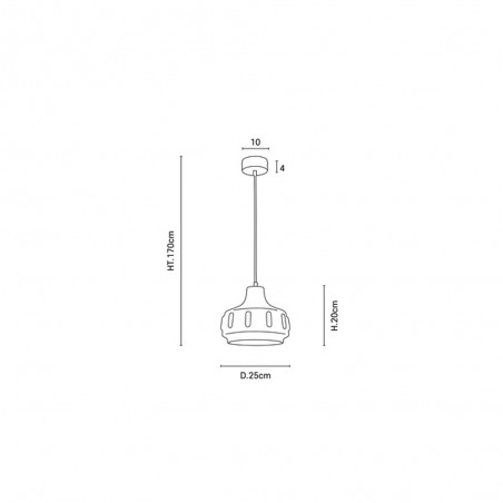 Lampe de plafond Jimmy 25