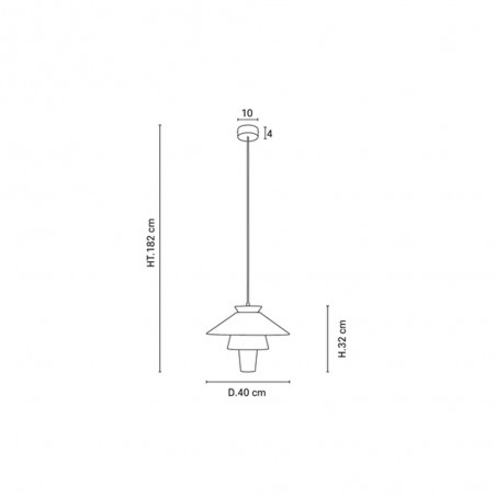 Lampe de plafond Ruche S
