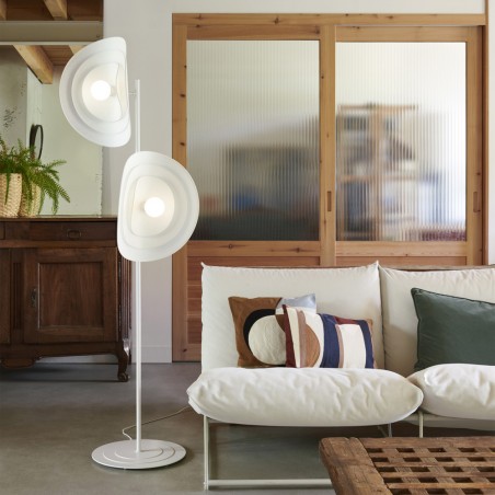 Lampadaire Selenitis (2 lumieres)