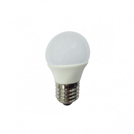 Ampoule mini Sphérique LED 6W E27 (4200ºK)