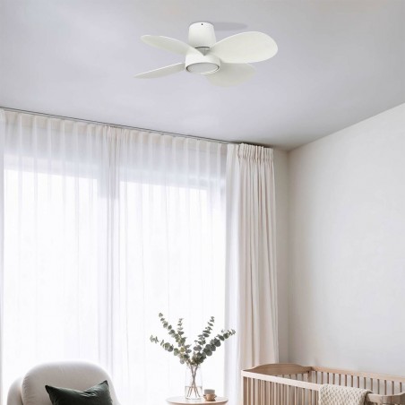 Ventilateur de plafond LED Klover S CCT Dim (18W)