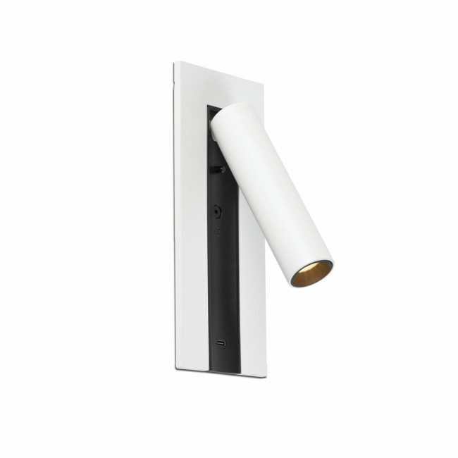 Lecteur d'applique murale LED et USB Gabo (4W)