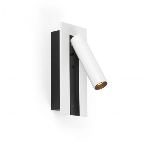 Lecteur d'applique murale LED et USB Gabo (4W)