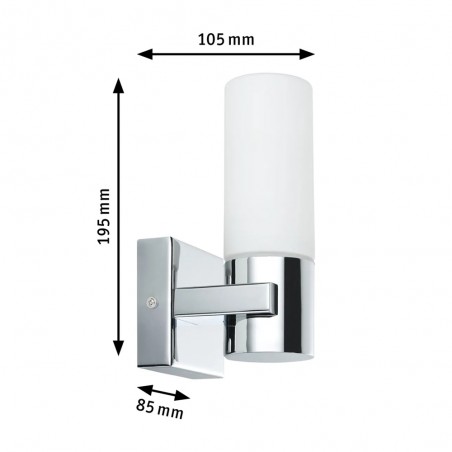 Set de 2 appliques pour salles de bains Gemini
