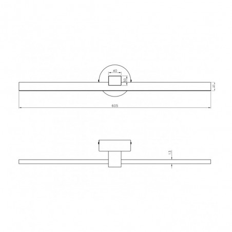 Applique murale LED Tarik (15W)