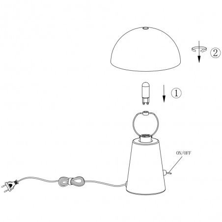 Lampe a poser Kent
