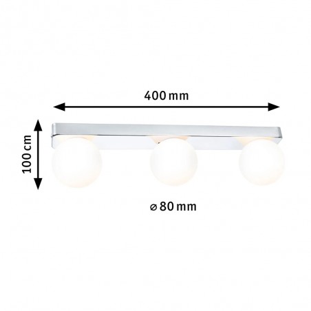 Applique de salle de bain Gove (3 lumières)