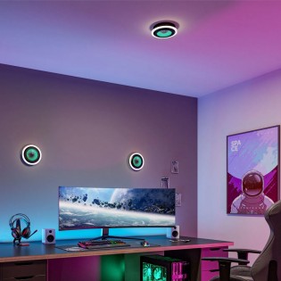 Plafonnier LED 3D Spaceglow Two Dim (14W)