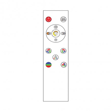 Plafonnier LED 3D Spaceglow One Dim (34,5W)