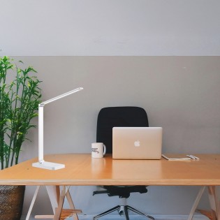 Lampe de bureau LED batterie rechargeable Norima Blanc CCT Dim (5W)