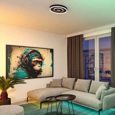 Plafonnier LED 3D Spaceglow Four Dim (22W)