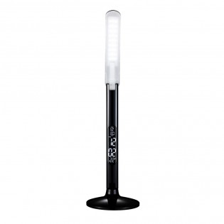 Lampe de bureau LED réveil et USB Beider Noir CCT Dim (10W)