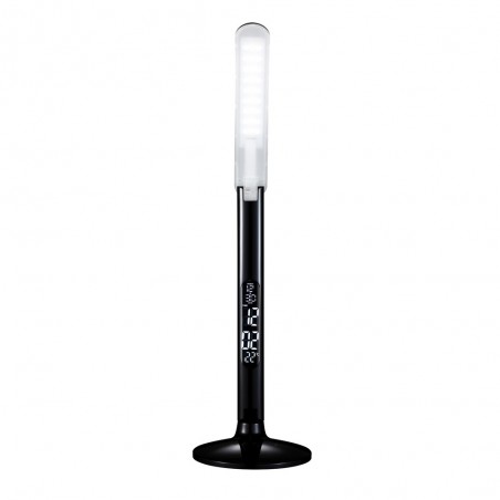 Lampe de bureau LED réveil et USB Beider Noir CCT Dim (10W)