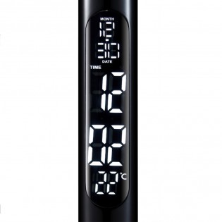 Lampe de bureau LED réveil et USB Beider Noir CCT Dim (10W)