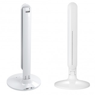 Lampe de bureau LED réveil et USB Beider Blanc CCT Dim (10W)