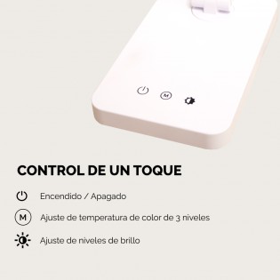 Lampe de bureau LED Attom batterie rechargeable 3CCT Dim (5W)