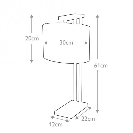 Lampe á poser Belmont