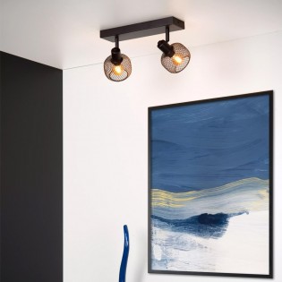 Regletté de plafond Maren (2 lumieres)