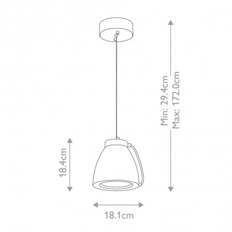 Lámpara de techo LED Europa (18W)