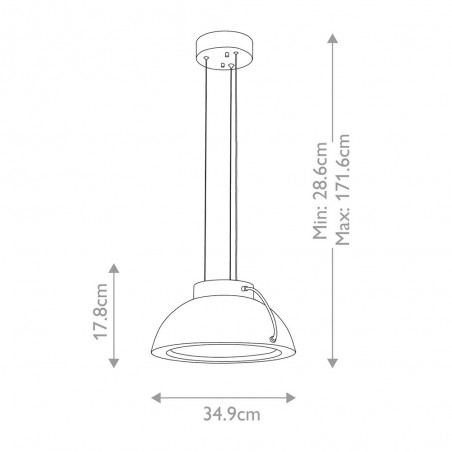 Lámpara de techo LED Europa (20W)