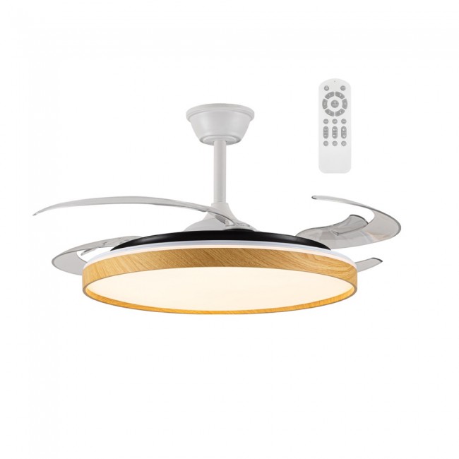Ventilateur à lames rabattables LED Tamero L CCT Dim (80W)