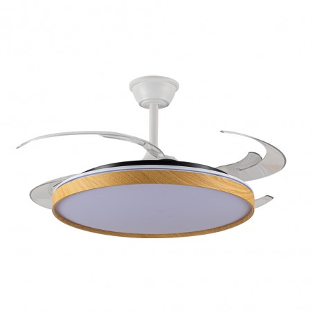 Ventilateur à lames rabattables LED Tamero L CCT Dim (80W)