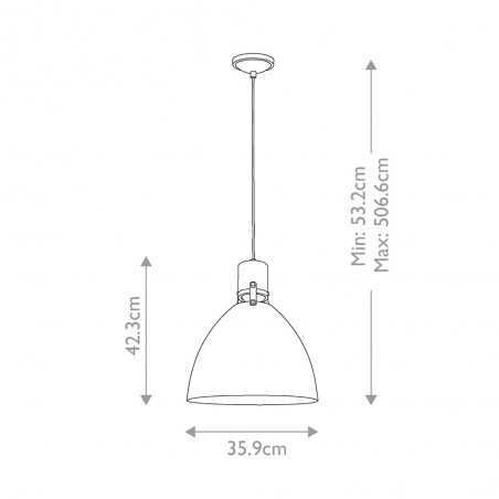 Lámpara de techo LED Brynne (8W)