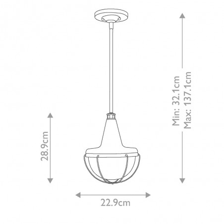 Lámpe a suspension Livingston S